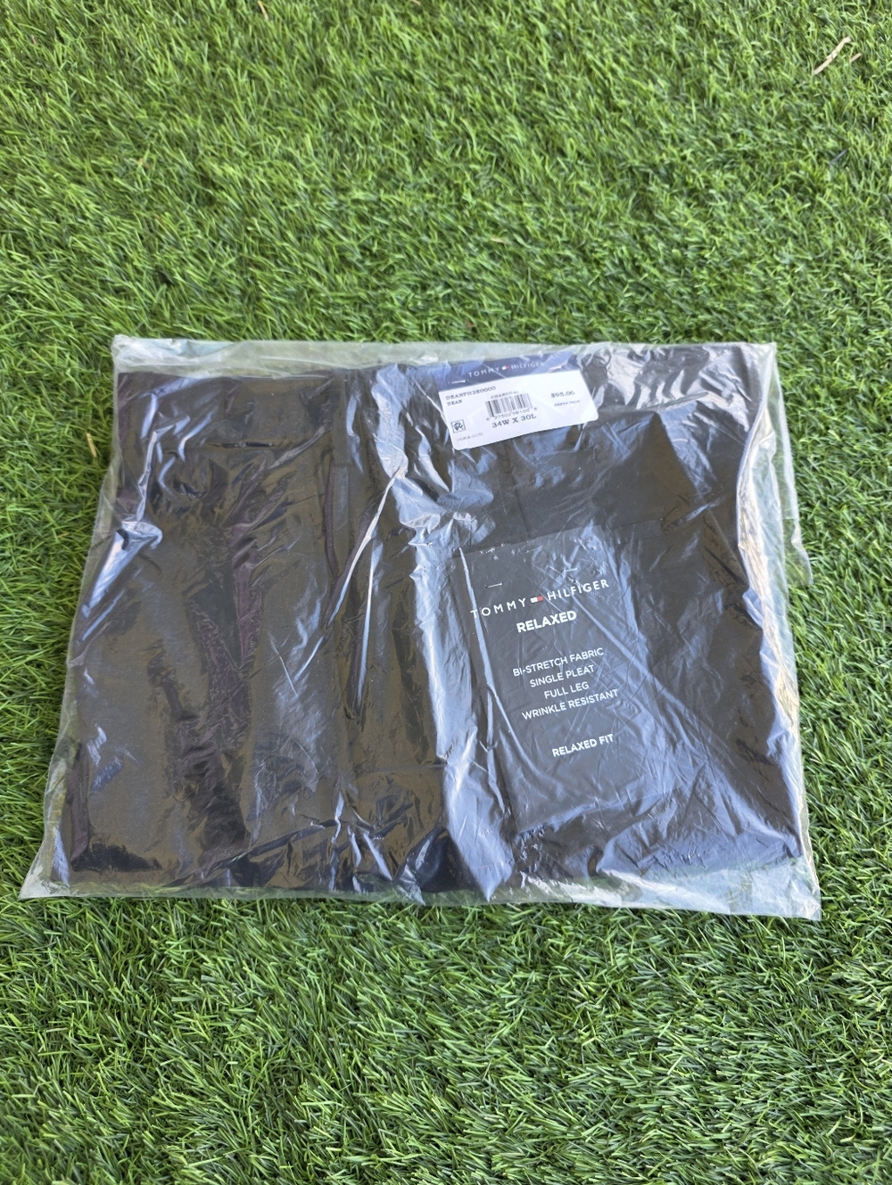 Tommy Hilfiger Mens Dress Pants Charcoal 34x30 Wrinkle Free Career NWT $95 - Picture 4 of 6